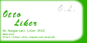 otto liker business card